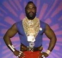 Your winner and reigning WWWF Mascot: Mr. T!