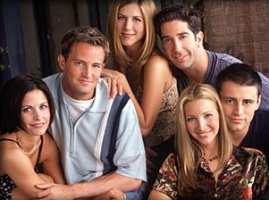 Friends gang: Rachel Green, Monica Geller, Phoebe Buffay, Joey Tribbiani, Chandler Bing, Ross Geller