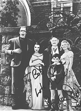 The Munsters: Herman, Lily, Grandpa, Marilyn, and Eddie