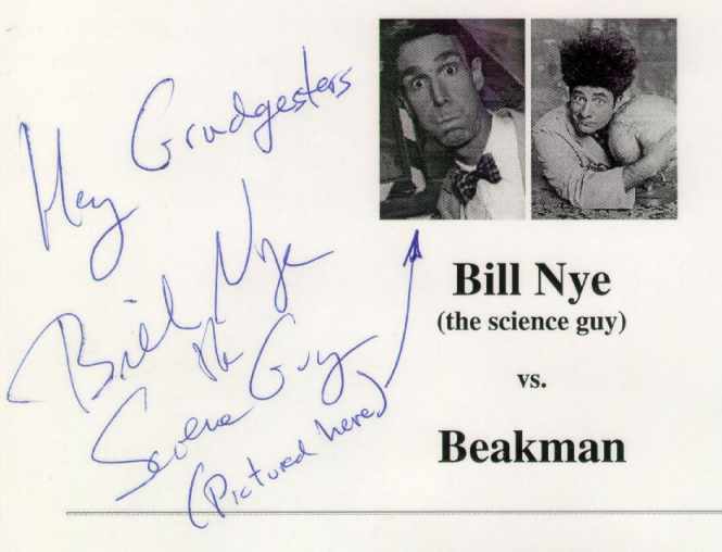 Bill Nye Signature