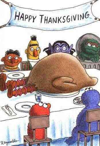 Happy Thanksgiving from Sesame Street